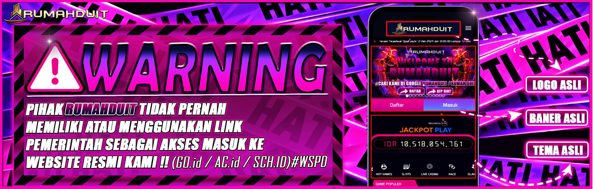 Waspada Link Phising Mengatasnamakan Rumahduit