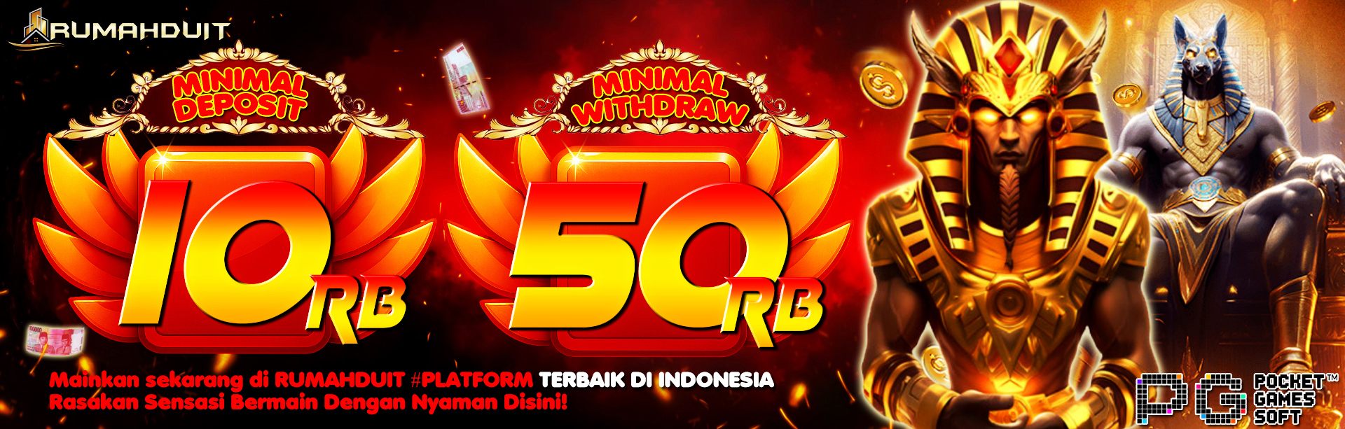 Minimal Deposit & Minimal Withdraw RUMAHDUIT